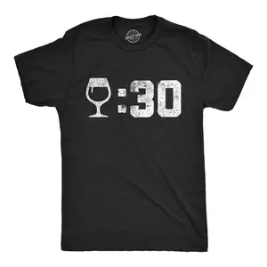 Mens Wine 30 Funny T Shirt Drinking Graphic Tee Sarcastic Shirt for Men Mens Funny T Shirts Cool Vintage Fashion T-Shirt Gift Classic Menswear Drinking Apparel for Men Funny Wine Short Sleeve Novelty Tees for Black -