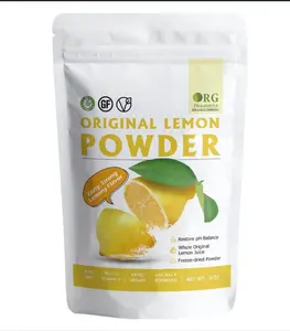 Lemon Powder,Whole Lemon Juice Freeze Dried Powder Strong Lemony Flavor 8 Oz