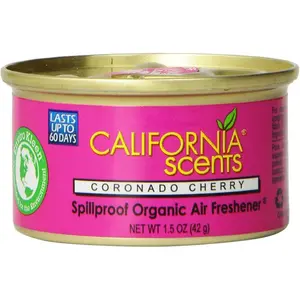 12x California Scents Coronado Cherry Spillproof Can Air Freshener - Quality Household Daily Essential for Everyday Use, 1.5oz