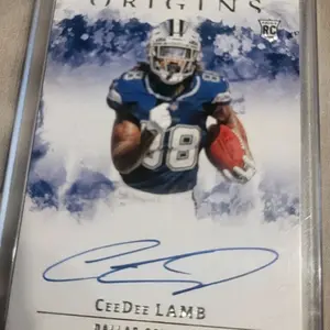 CEE DEE LAMB ROOKIE ATUO Top Loaders Binder, Sports Collectibles Accessory (Collectibles Category)