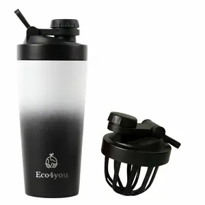 3-in-1 Stainless Steel Shaker Bottle with Fruit & Tea Infuser – Leakproof, BPA-Free, Reusable
