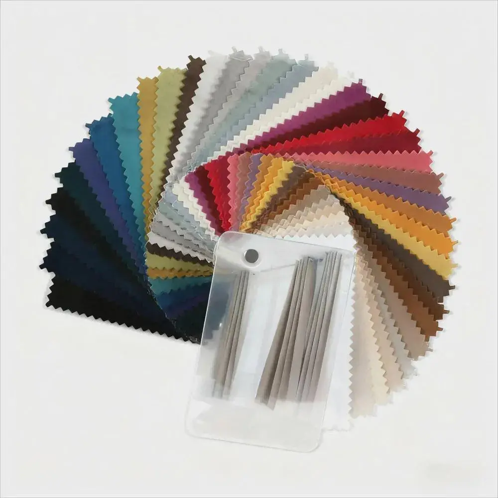 LUXDRAPE Velmor Premium Woven Velvet Drapery Fabric Swatches - 37-Color Blackout Samples with Opacity, Elegant Draping, Adds Warmth, Enhances Ambience for Custom Curtains, Sewing Supplies