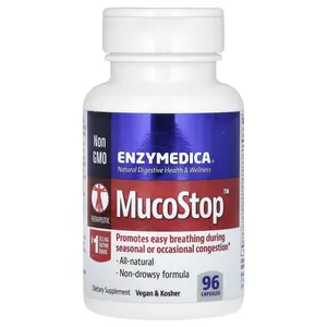Enzymedica MucoStop, 96 Capsules