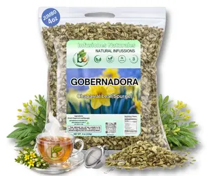 Gobernadora Tea 4oz – Wildcrafted Chaparral Leaf (Larrea tridentata) | Authentic Desert Herb | Caffeine-Free Herbal Tea with Infuser