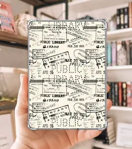 Public Library Card Kindle E-Reader Case Insert