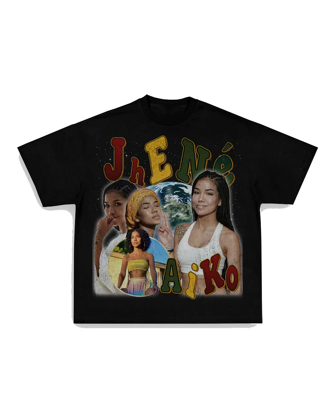 JHENE AIKO TEE Print Short Sleeve T-Shirt