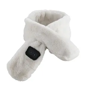 Smart Winter Imitation Cashmere Washable Heating Scarf USB Charging Heated Neck Warmer Massage Shoulder Strap Customizable