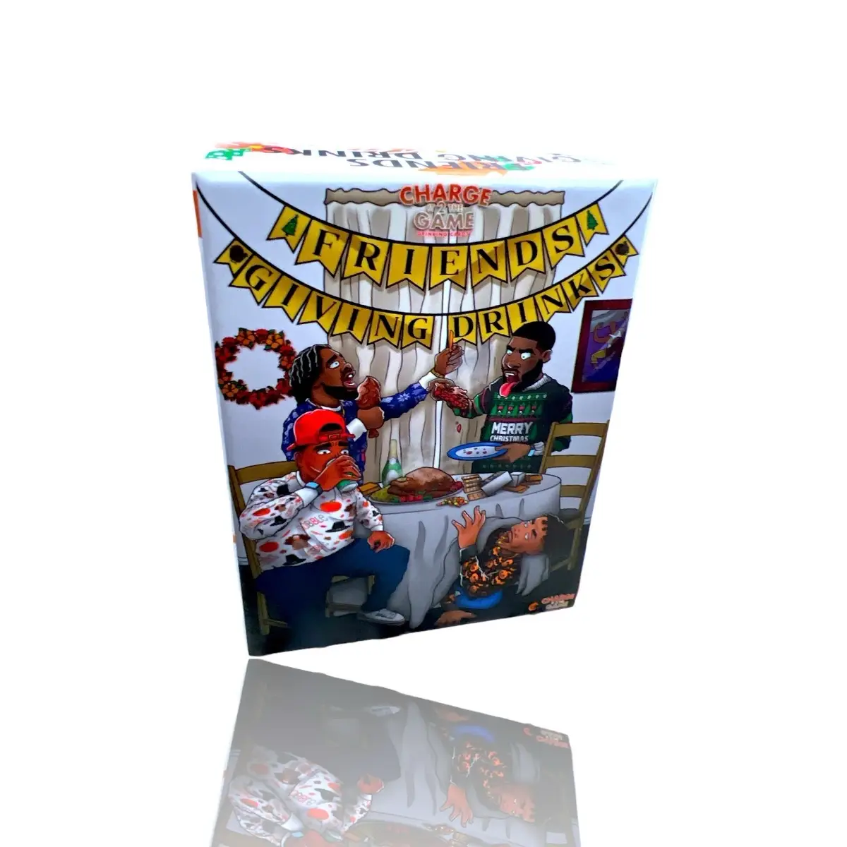 Charge It 2 The Game Friends Giving Drinks Deck for Holiday Game Night