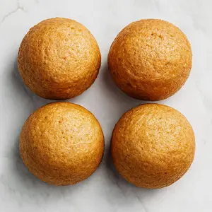 Gulabo's Kitchen Ready to Cook Pre-Baked Gulab Jamun, Traditional Indian Sweet Dessert Dough Balls, Oil-Free, Quick 20 Minute Preparation