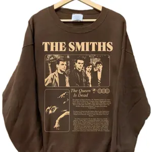 The Smiths Sweatshirt, Retro 90s Music Band Shirt, 'The Queen Is Dead' Album Graphic Tee, The Smiths Crewneck Sweatshirt