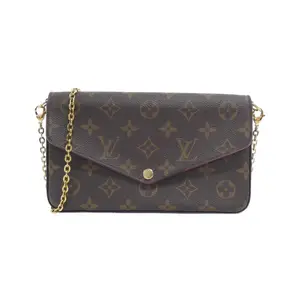 Pre-owned Louis Vuitton Canvas Shoulder Bags Pochette Felicie Monogram Shoulder Bag