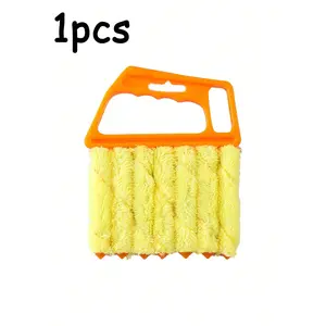 2026 New 1/2Pcs Handheld Gap Cleaning Brush, Removable Microfiber Cover Duster, Multi-use Cleaner for Blinds Car Vents Air Conditioner Slots, Home Hotel Daily Cleaning Tool