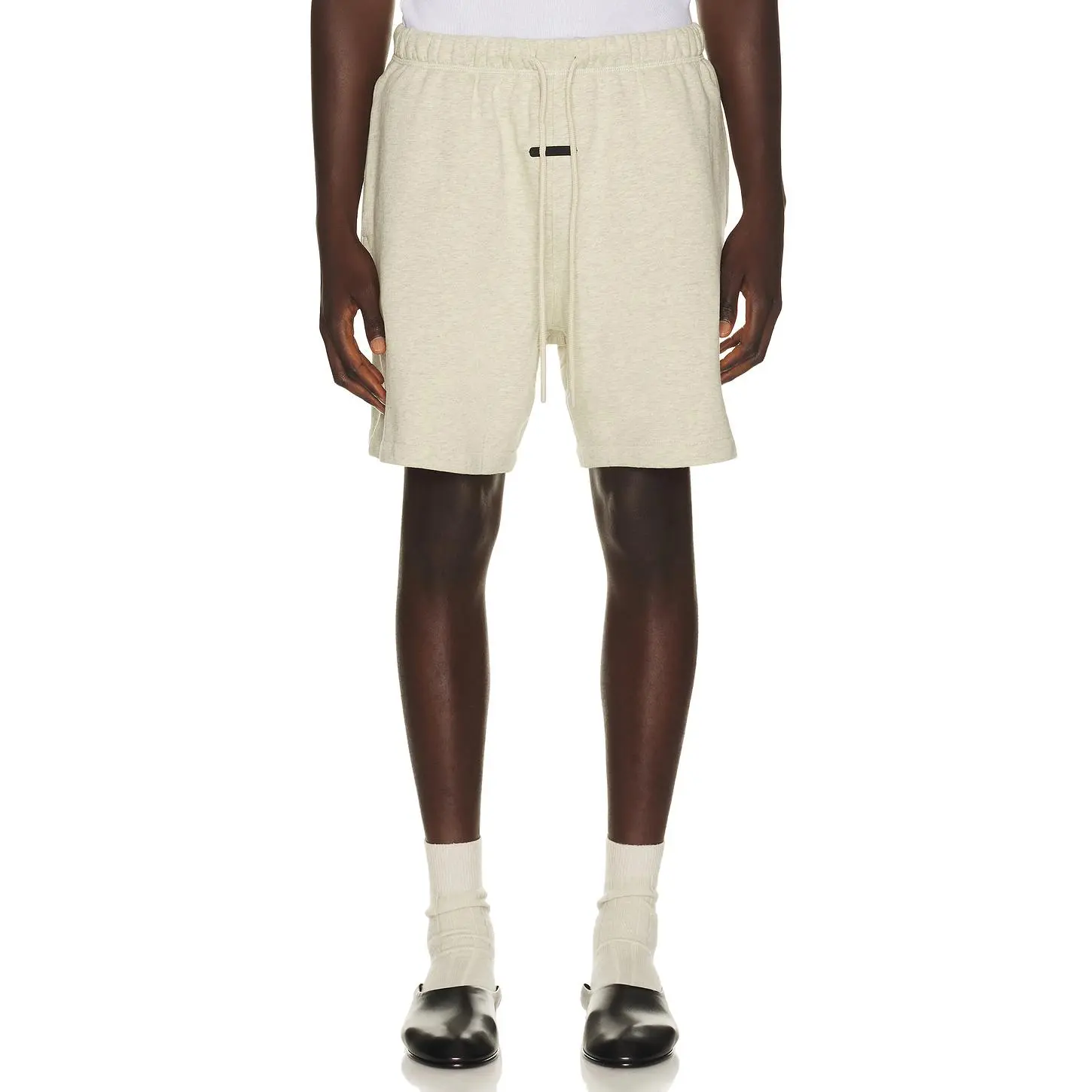 Fear of God ESSENTIALS Classic Short in Washed Vanilla Heather