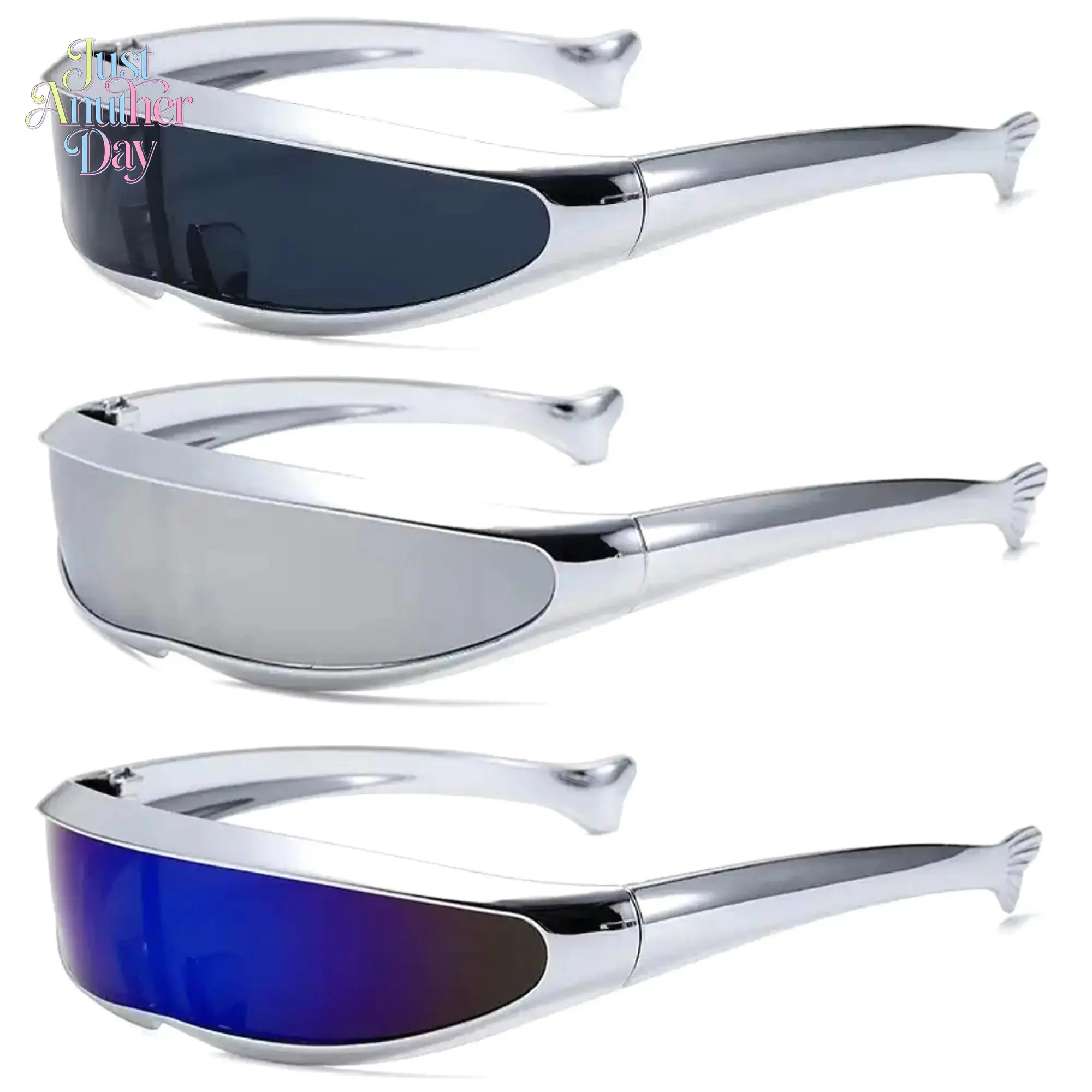 3PCS New Upgraded TikTok Viral Y2K Futuristic Sunglasses for 