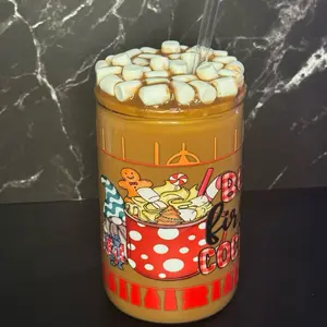 16oz Hot Chocolate SnowGlobe Cup