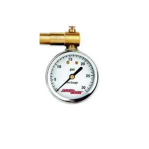 ACCU-GAGE® by Milton® Presta Valve Bike Tire Pressure Gauge with Bleeder Valve, for 0-30 PSI - ANSI Certified