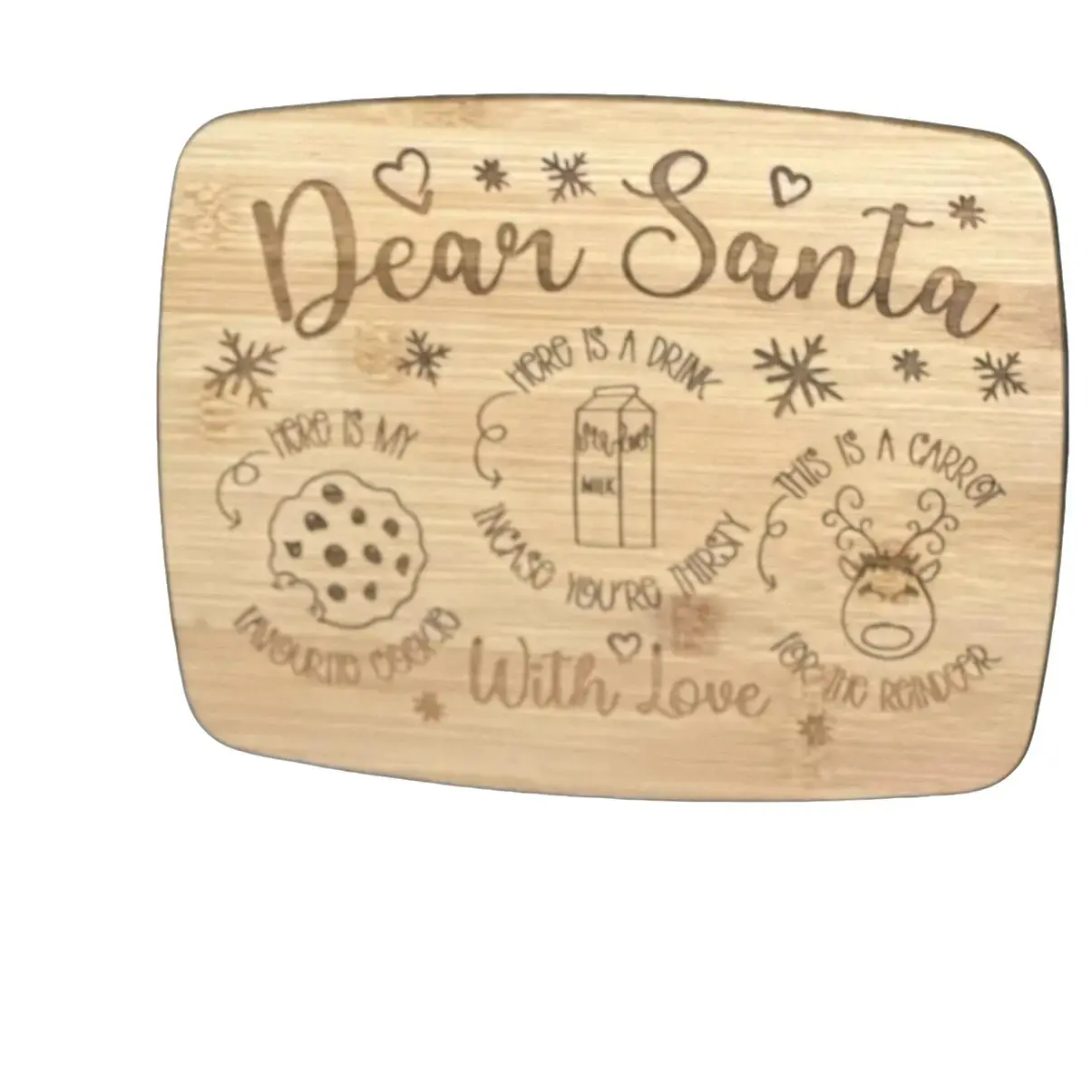 Santas Cookies and Milk Tray - Perfect for the Holidays