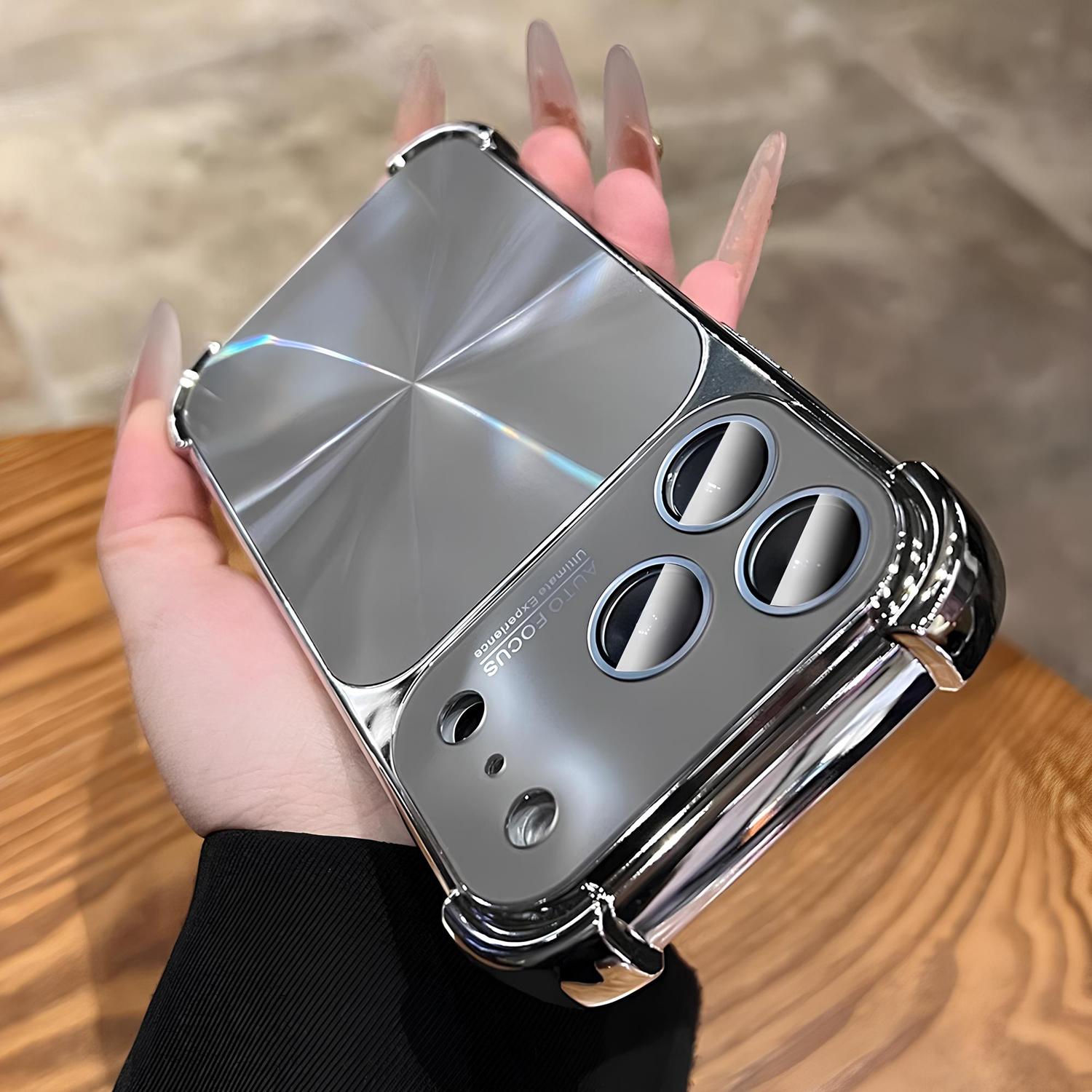 Quad-corner Drop-proof CD-texture Case for iPhone 17 16 15 14 13 Pro Max