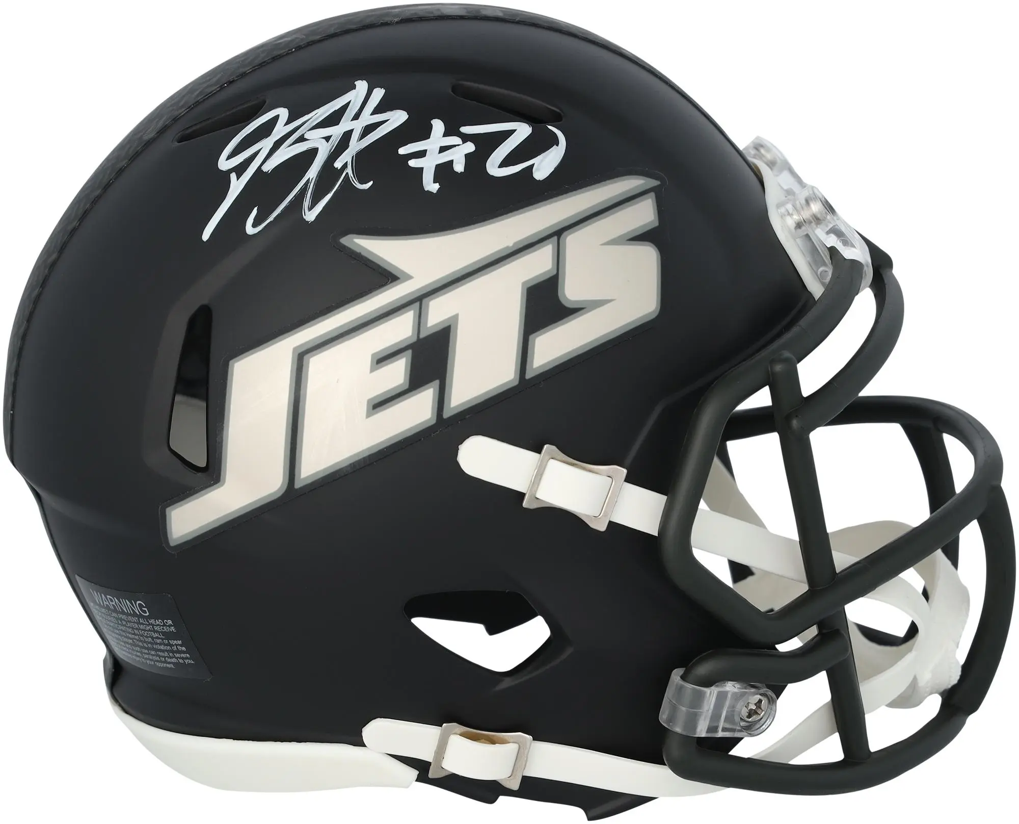 Breece Hall New York Jets Autographed Riddell Rivalry Speed Mini Helmet - Fanatics Authentic Certified