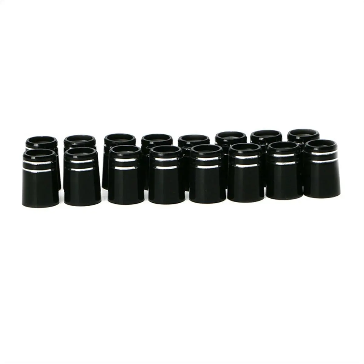 10pcs Plastic Golf Ferrules with Double Chrome Ring, Easy to Replace, Improve Appearance, for Driver, Fairway Wood, Iron Golf Accessories (9.5x19x13.6mm)