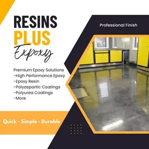 Resins Plus RS2750 Polyurea Basecoat - Self Leveling, Non-Slip, Abrasion Resistant Concrete Sealer for Counter Tops & Industrial Floors