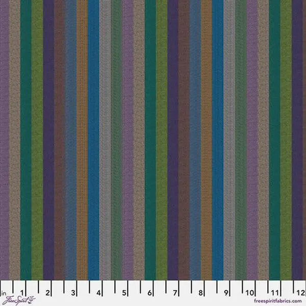 Fabric FreeSpirit Kaffe Fassett Multi Narrow Stripe by the Quarter Yard WSGP002.MULTI