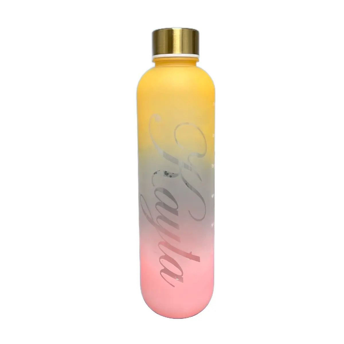 Scrbl custom water bottle with name