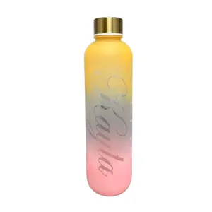Scrbl custom water bottle with name