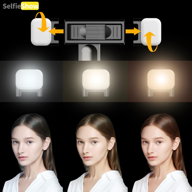 52"Portable alloy frame selfie tripod with wireless Bluetooth controller and detachable fill light,Easy to carry outdoors,Selfie Stick