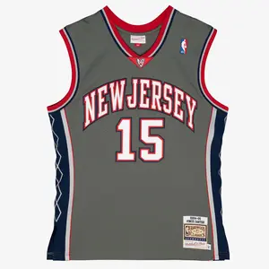 Vince Carter New Jersey Nets 2004-05 Gray Authentic Jersey