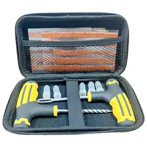 Includes 23/24/31/53pcs car tire repair tool kit, emergency patch kit with tire patches and mixing glue - a convenient and easy-to-use tire repair set, Car Repair Tools
