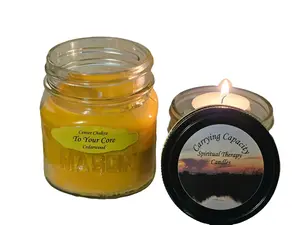 Carrying Capacity To Your Core - Center or Solar Plexus Chakra Candle