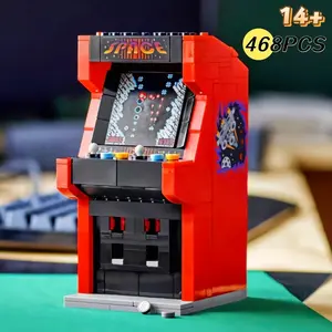 468 Pieces Arcade Toy Set, Surprising Arcade Game Console, Perfect Puzzle Blocks for Boys and Girls, Ideal Birthday and Holiday Gift