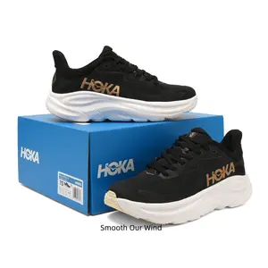 All Black Max Cushion Running Shoes - Lightweight Breathable Mesh Sneakers with Shock Absorption for Jogging, Standing All Day & Travel