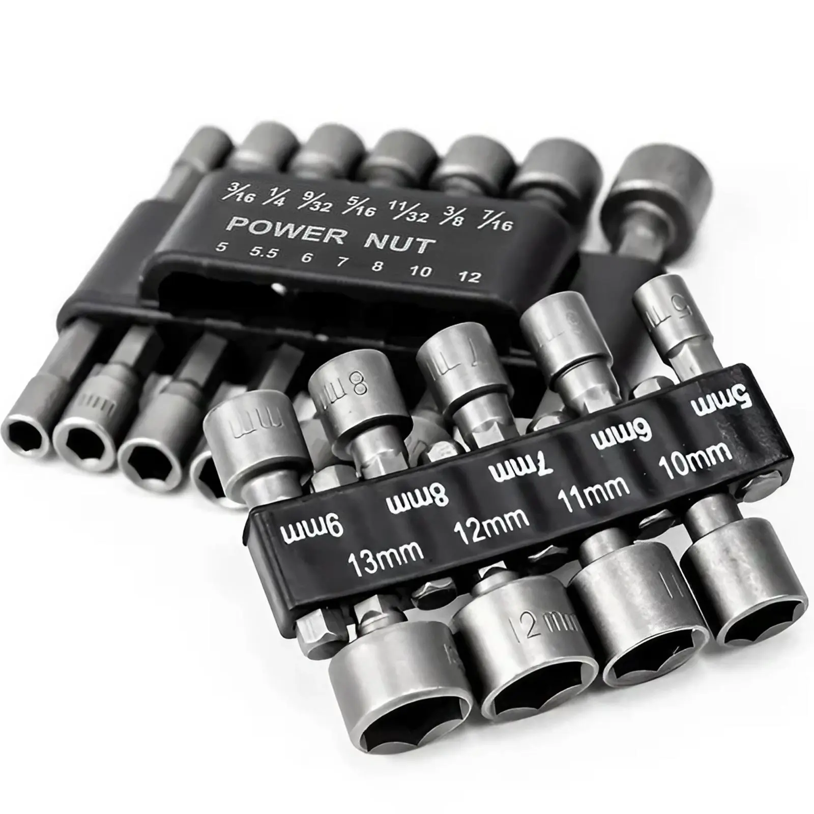 Power Drill Socket Adapter Set, Electric Socket Adapter Set, Power Tool Accessories for Electric Screwdriver, Hand Drill, Hex Bit Socket