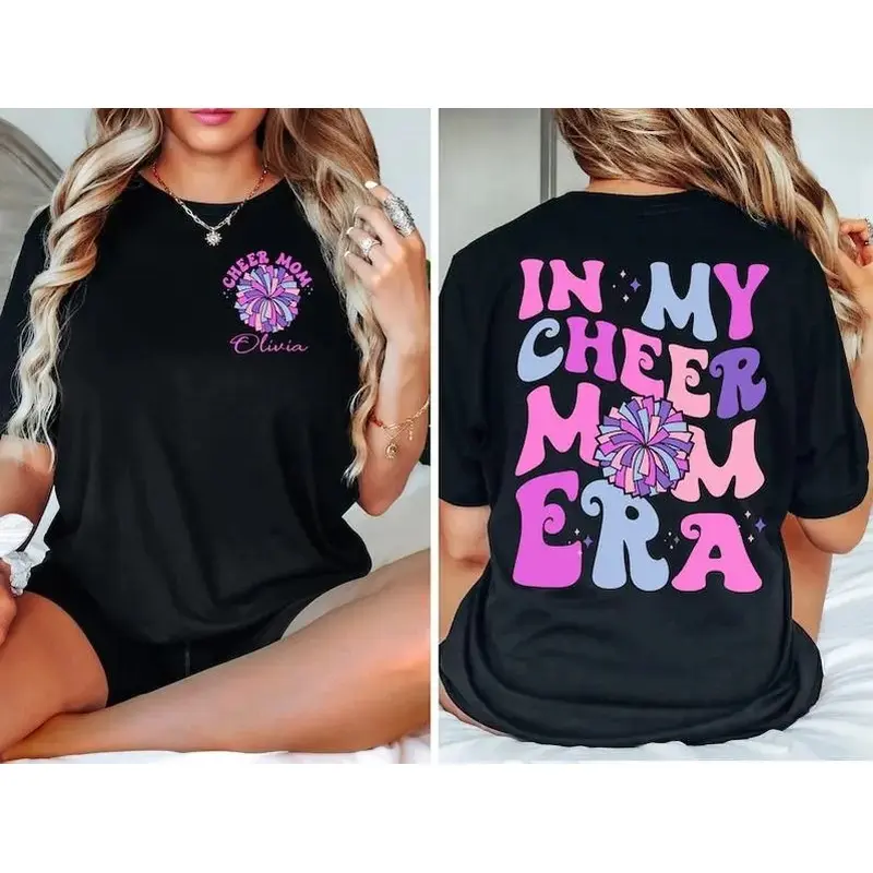 My Cheer Mom Era T-Shirt, Cheer Mom Era T Shirt, Cheer Mom Shirt, Cheerleading Shirt, Cheer Squad Tee