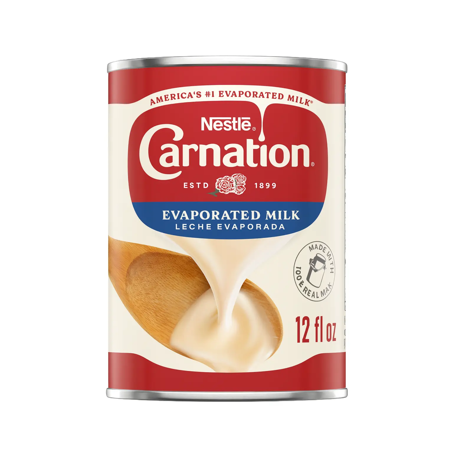Carnation Evaporated Milk, 12oz (tin milk, evaporada)