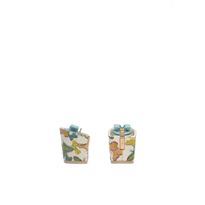 Block Heel Kit 3 Ivory Butterfly Embroidery