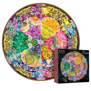 Antelope Gem Mandala 1000 Piece Jigsaw Puzzle