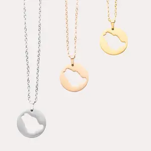 Saudi Arabia Map Necklace
