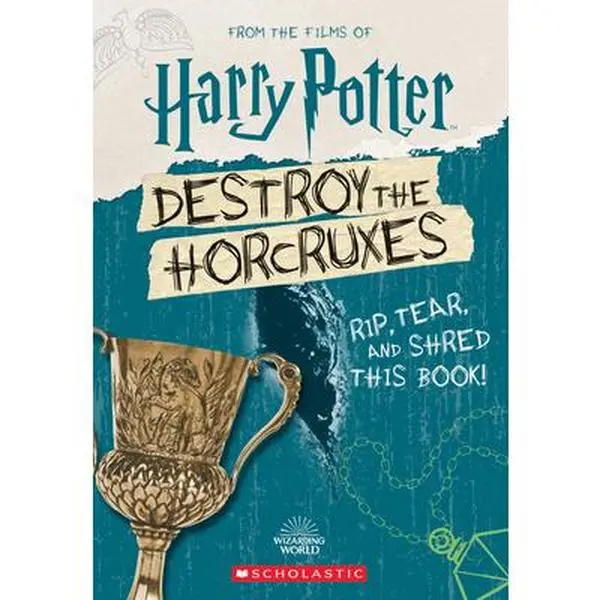 Official Harry Potter Destroy the Horcruxes Coloring & Activity Book by Terrance Crawford - Hardcover, Drawing, Painting, 0.79 lbs, 7.87" h x 5.43" l x 0.71" w, Children's Literature & Art Book