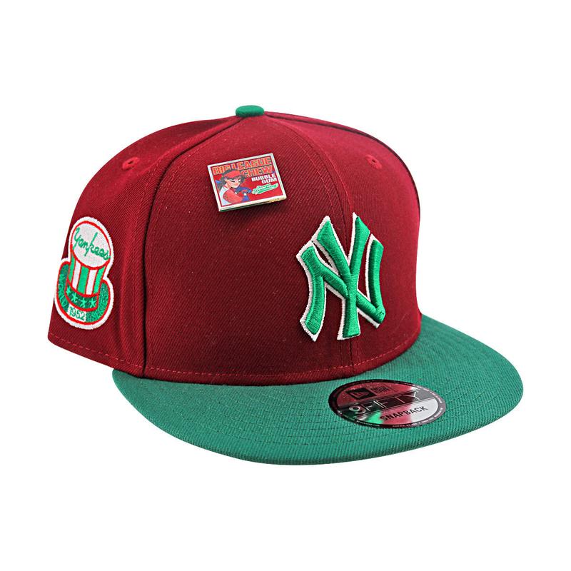 New York Yankees New Era Baseball Hat Cap 9FIFTY Snapback Strawberry Big League Chew