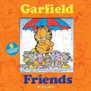 USED-Garfield Friends: Puzzle Book (Great Big Padded Window Puzzle Books) by Flowerpot Press (Hardcover)