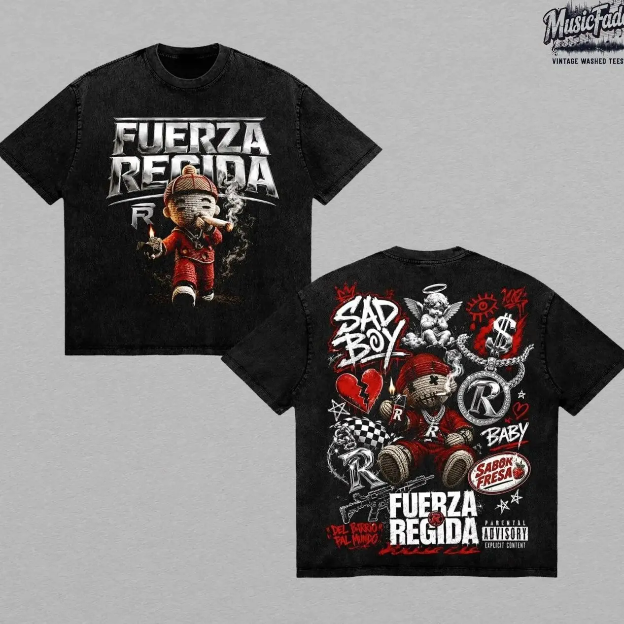 Fuerza Regida Washed Oversized T-Shirt, 111XPANTIA & Pero No Te Enamores Graphic Tee, Corridos Tumbados Regional Mexican Music Shirt, Double Sided Heavy Cotton Acid Wash Streetwear, Unisex Fan Merch Hoodie Sweatshirt Gift Top