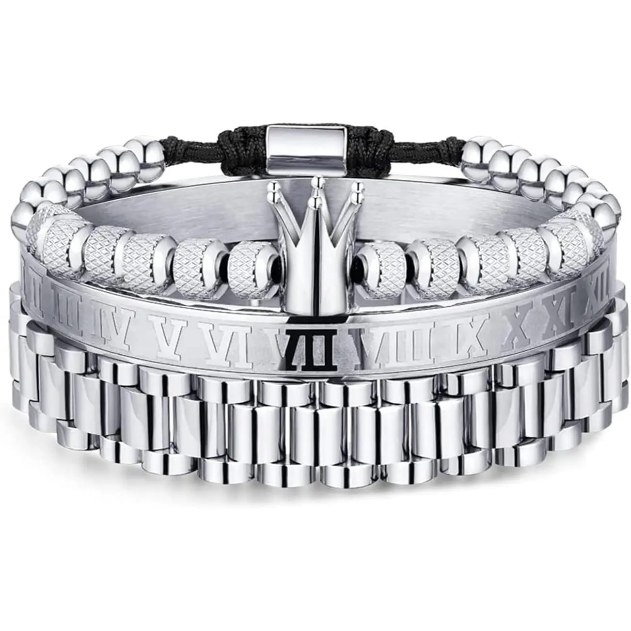 G:Silver-Watch strap