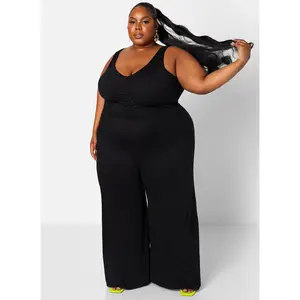 Long Walk Ruched Wide Leg Jumpsuit
