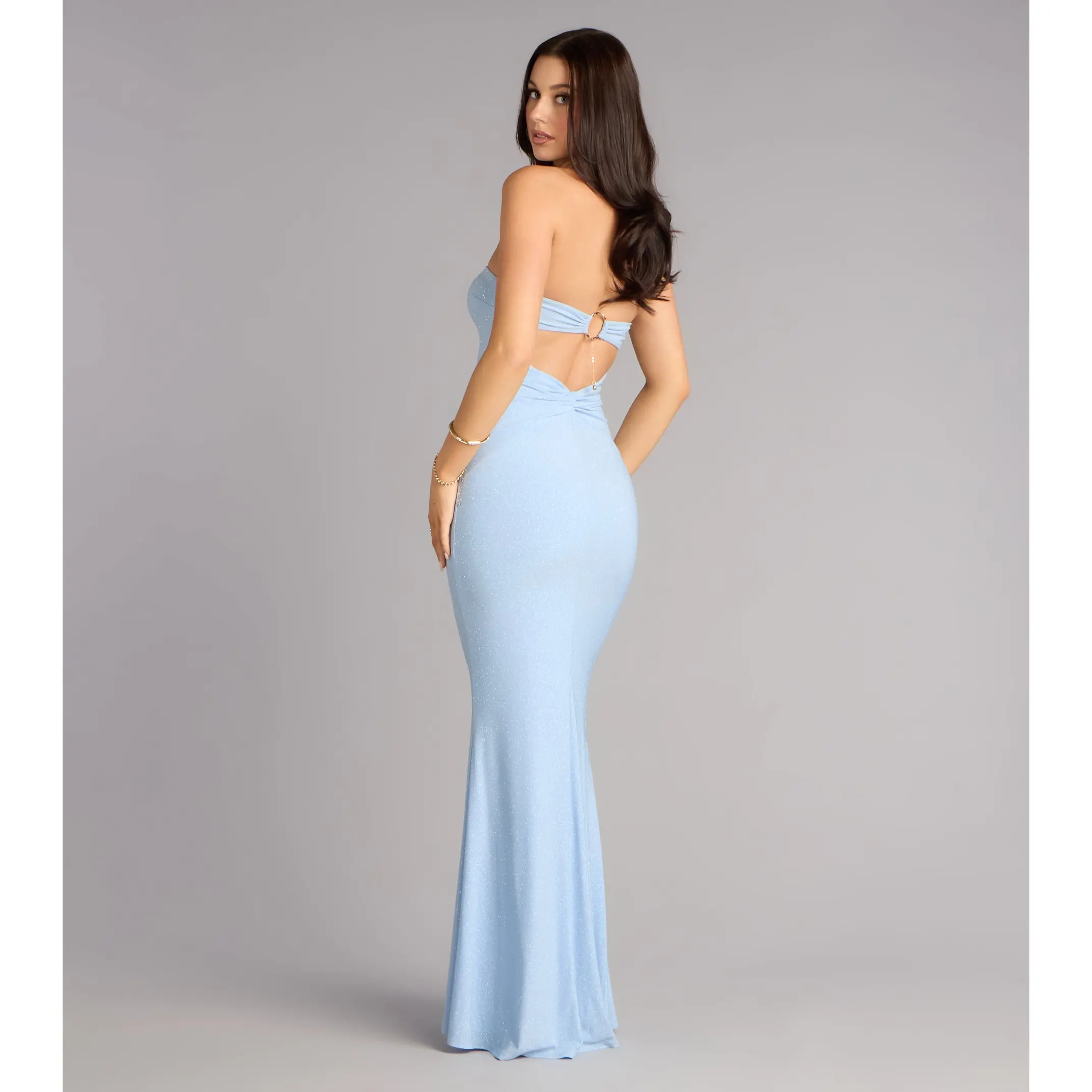 satin mermaid wedding dress with sleeves Simple Mermaid Satin Wedding Dress with Puffy Sleeves