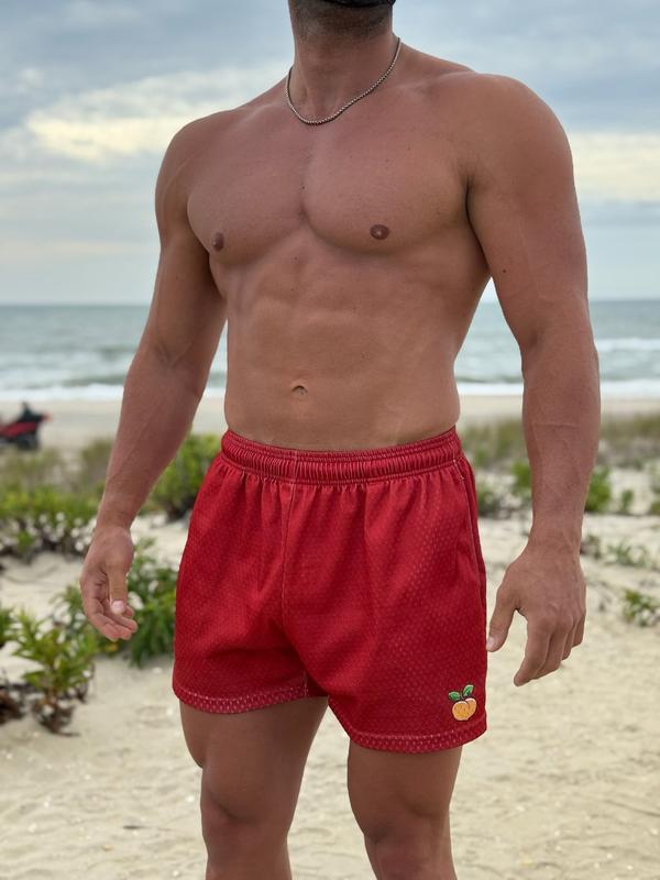 Essential JOOCY AF Shorts - Crimson Red