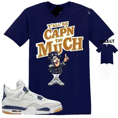 Navy and White Jordan Outfit TikTok Shop - Main Image
