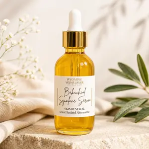 Bakuchiol Retinol Alternative | Squalane  | Reduces Fine Lines & Wrinkles | Pore Minimizer | Firmness & Elasticity | All Skin Types Serum  Organic